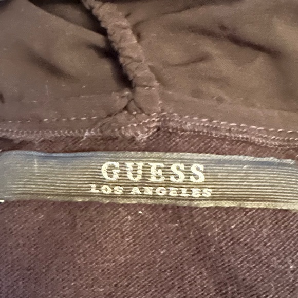 Guess open lace drape front cardigan sweater - Picture 5 of 6